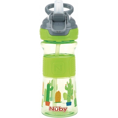 Nuby športová s mäkkou sklopiteľnou slamkou 360ml