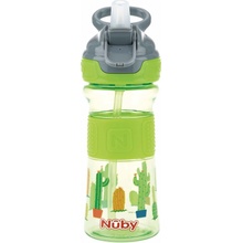Nuby športová s mäkkou sklopiteľnou slamkou 360ml