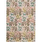 Flair Rugs Кремав ръчно изработен вълнен килим 120x170 cm Emilia Floral - Flair Rugs (503119380022)