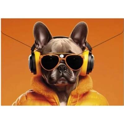 PANTA PLAST Obal na patent, A4 PP, 180 mikr., PANTA PLAST "Cool dog"