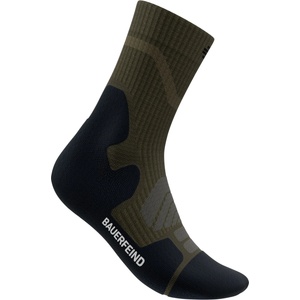 Bauerfeind Sports Мъжки туристически чорапи Bauerfeind Sports Outdoor Merino Mid Cut Socks Walking socks - Moss Green - размер 38-41 (EU) (201-7779-0313)