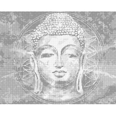 ZUTY Bodkovanie - HVIEZDNY BUDDHA Rámovanie: bez rámu a bez vypnutia plátna, Rozmer: 40x50 cm