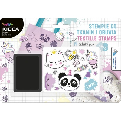 Kidea Razítka na textil poduška – Zboží Dáma