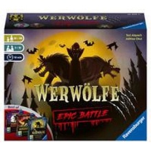 Ravensburger 26858 - Werwölfe - Epic Battle, Best-of der Spielereihe für 3-10 Spieler, Gesellschaftsspiel ab 10 , Partyspiel