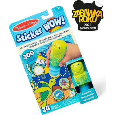 Sticker WOW! razítkovač se samolepkami želva