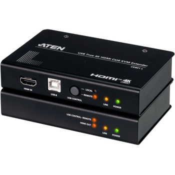 Image 1 of ATEN CE801 KVM разширител AV предавател и трансивър (USB True 4K HDMI Cat 6 KVM)