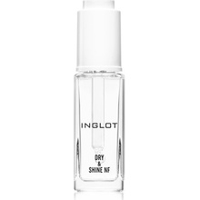 Inglot Dry Shine NF vrchný pre urýchlenie zasychania laku s pipetou 9 ml