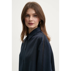 HUGO BOSS Риза с лен (50535297)