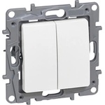 Legrand Електрически ключ сх. 5 niloe 10a бял (m019996)