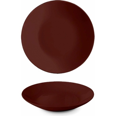 Suisse Langenthal Talíř hluboký hnědý 23 cm Le choco