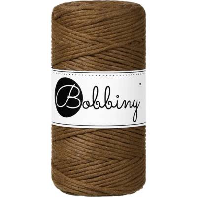 Bobbiny Macrame cord - (3mm) Macrame cord - 3mm: Nut brown