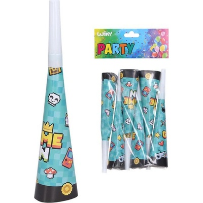 Wiky Párty trúbky Hra 20 cm 6 ks