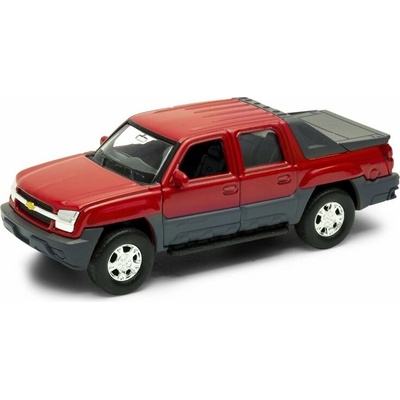 Welly 2002 Chevrolet Avalanche Červená 1:34