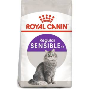 Royal Canin Sensible 4 кг 33 суха храна за възрастни котки с чувствителен храносмилателен тракт