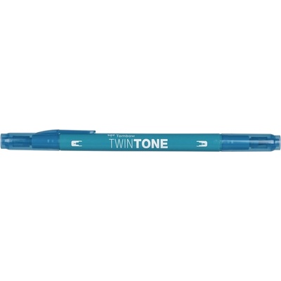 Tombow Marker TwinTone тюркоазено син 0, 3/0, 8 (WS-PK84)
