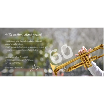 Pozvánka DL 034 – Zboží Dáma