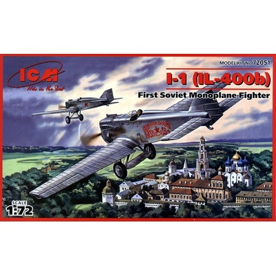 ICM Polikarpov I-1 II-400b 1:72