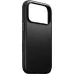 Nomad Гръб Nomad Modern Leather за iPhone 18 Pro - черен