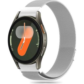 Tech-Protect Стоманена верижка за смарт часовник Samsung Galaxy Watch 4/5/5 Pro/6/7/FE от Tech-Protect MilaneseBand - Сребрист (5906302313778)