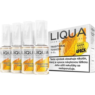 Ritchy Liqua Elements 4Pack Traditional tobacco 4 x 10 ml 12 mg