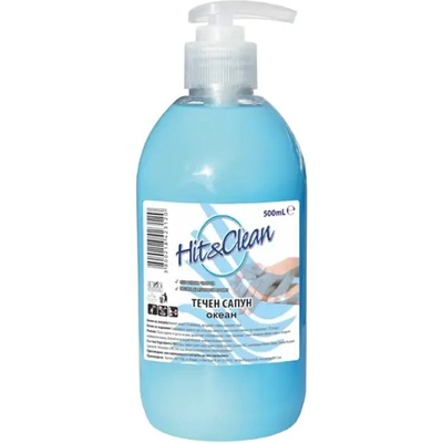 Hit&Clean Течен сапун Hit& Clean, океан, с помпа, 500 ml (3800218423120)