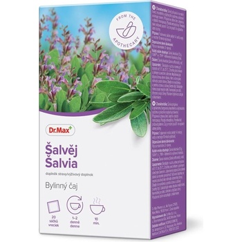 Dr.Max Šalvěj bylinný čaj 20 x 1,5 g