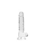 RealRock Реалистично дилдо с тестиси - 7 / 18 cm
