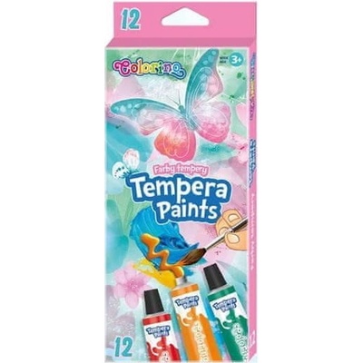 Colorino temperové barvy Follow your Dreams, tuba, 12 ml, 12 barev