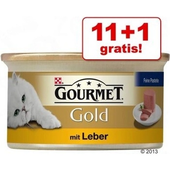 Gourmet Gold jemná paštika kuřecí 12 x 85 g
