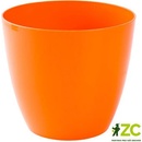 Plastkon dekorativní Ella lesklá 25 cm oranžová