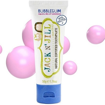 Jack N´ Jill Prírodná s príchuťou Žuvačka 50 g