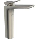 Ideal Standard Висок смесител за умивалник Ideal Standard Atelier Conca, сребрист, Silver Storm, с изскачащ вентил (BC757GN)