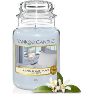 Yankee Candle scented candle in a glass (large) | A Calm & Quiet Place | Candle with a long burning time of up to 150 hours Perfect gifts for women - 1577119EZ (1577119EZ)