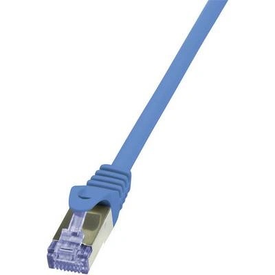 LogiLink Кабел S/FTP LOGILINK Cat6a, LSZH, Мед, 7.5 м, Син, AWG26, Двойно екраниран CQ3086S (CQ3086S)