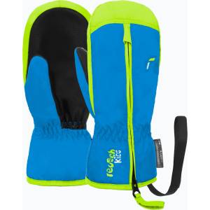 Reusch Детски скиорски ръкавици Reusch Ben Mitten brilliant blue/safety yel