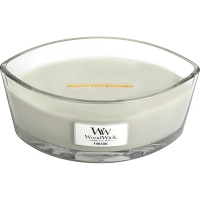 WoodWick Fireside ароматна свещ с дървен фитил 453, 6 гр