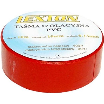 Lexton Páska elektroiz. 10 m červena