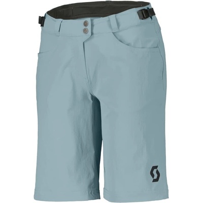 Scott Shorts W's Trail Flow w/pad morningblue