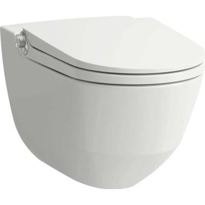 LAUFEN Laufen, Klozet se sprškou, 'rimless', závěsný, hluboké splachování H8206914000001 Varianta: Bílá mat