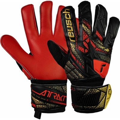 Reusch Brankářské rukavice Attrakt Solid červeno-černé 5570515 7075 9.5