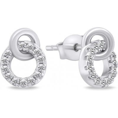 Brilio Silver náušnice EA779W