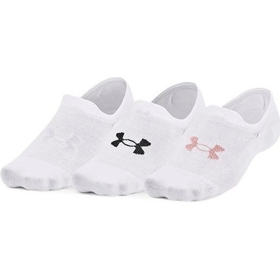 Under Armour UA Essential Ultra LowTab dámské extra nízké ponožky s bezešvou špičkou různá barevná provedení 3 páry v balení