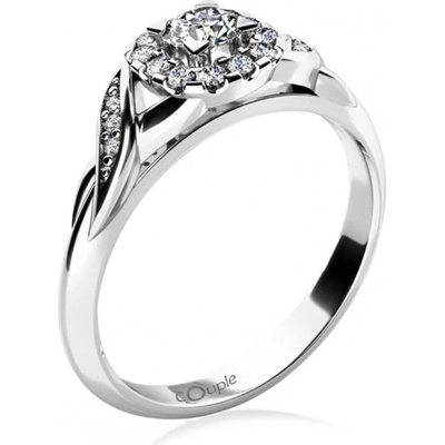 Couple prsten Olympia bílé zlato se zirkony 6864243 0 1