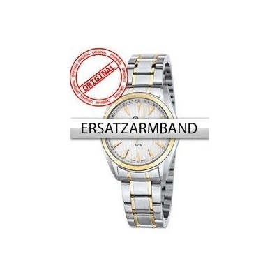 Bossart Replacement strap steel ladies BW-1310 Bicolor