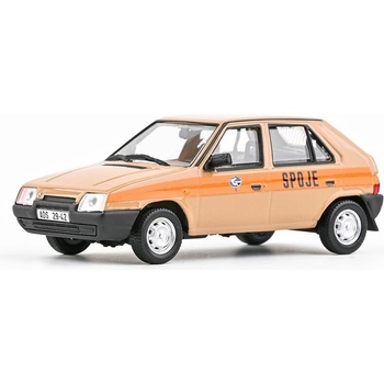 ABREX Abrex ŠKODA FAVORIT 136L SPOJE PRAHA 1988 - LIGHT BROWN 1/43
