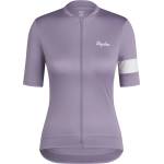 Rapha Фланелка с къс ръкав за колоездене Rapha Women's Core Jersey Cycling jersey - Lilac Grey / White - размер XL (156-2650-1715)