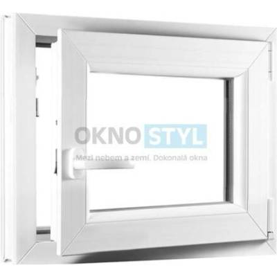 OKNOSTYL.cz jednokřídlé sklepní okno plastové 5000 x 7000 mm OLIMPIA 60 AD , pravé