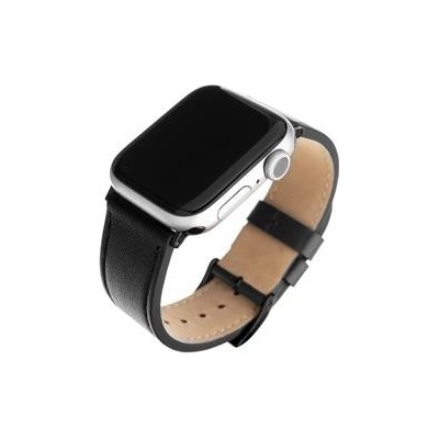 FIXED Leather Strap pre Apple Watch 42/44/45 mm čierny FIXLST-434-BK