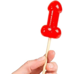 Secret Play Cherry candy penis lollipop with spicy warming effect