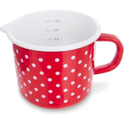 Orion Hrnček smalt BODKA s výlevkou 1200 ml